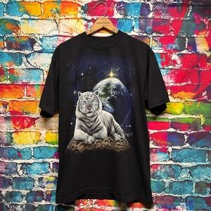 Vintage Tiger T Shirt Bobby G’s Nature 90s L